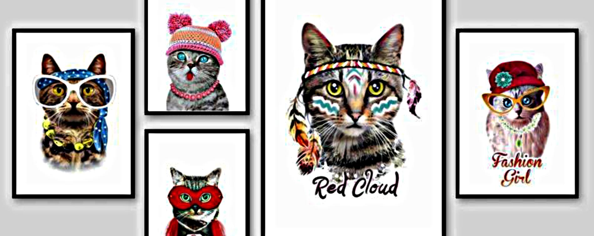 collection posters de chat