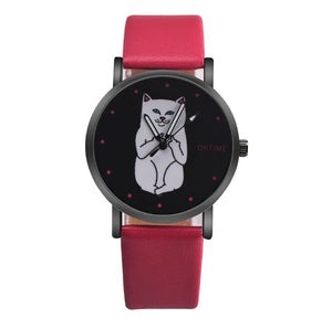 Montre de Chat qui fait un Doigt - Vraiment-chat