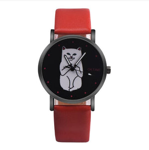 Montre de Chat qui fait un Doigt - Vraiment-chat