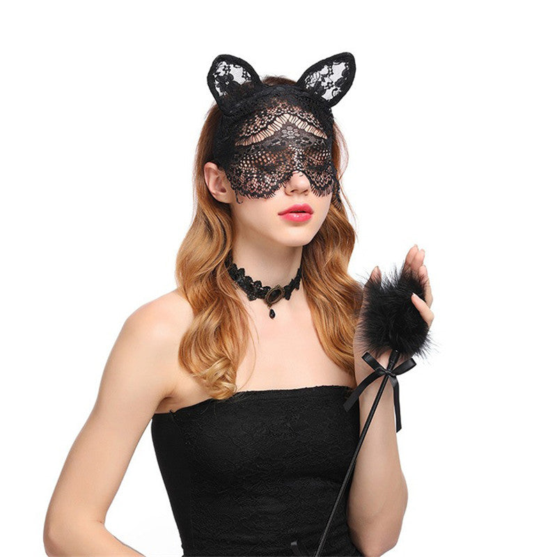 Masque en Dentelle Chat - Vraiment-chat