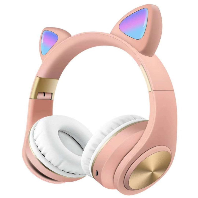 Casque Bluetooth Sans fil avec Oreilles de Chat - Vraiment-chat