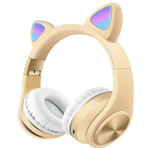 Casque Bluetooth Sans fil avec Oreilles de Chat - Vraiment-chat