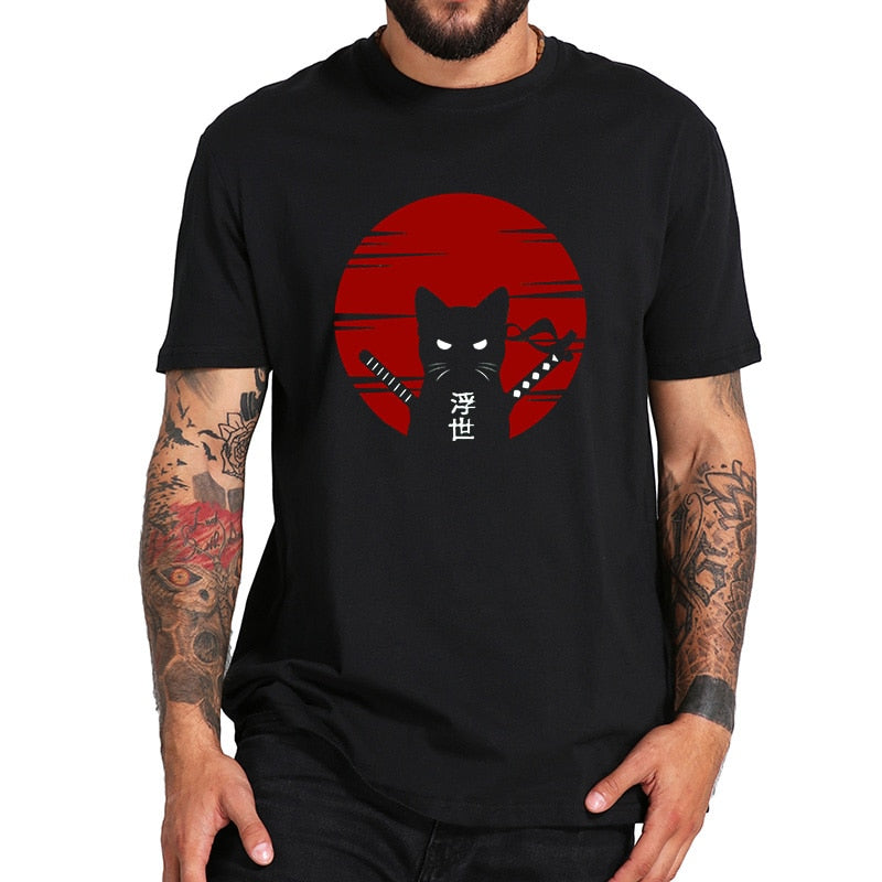 T-shirt Chat Ninja - Vraiment-chat