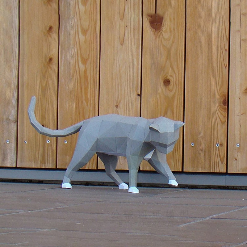 Maquette de Chat qui joue en 3D - Vraiment-chat