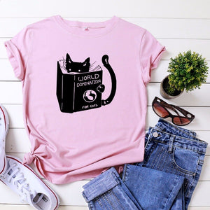 T-Shirt chat qui lit un livre - Vraiment-chat