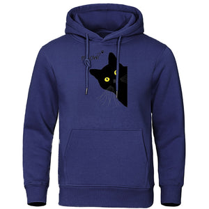 Sweat Chat Noir Curieux - Vraiment-chat