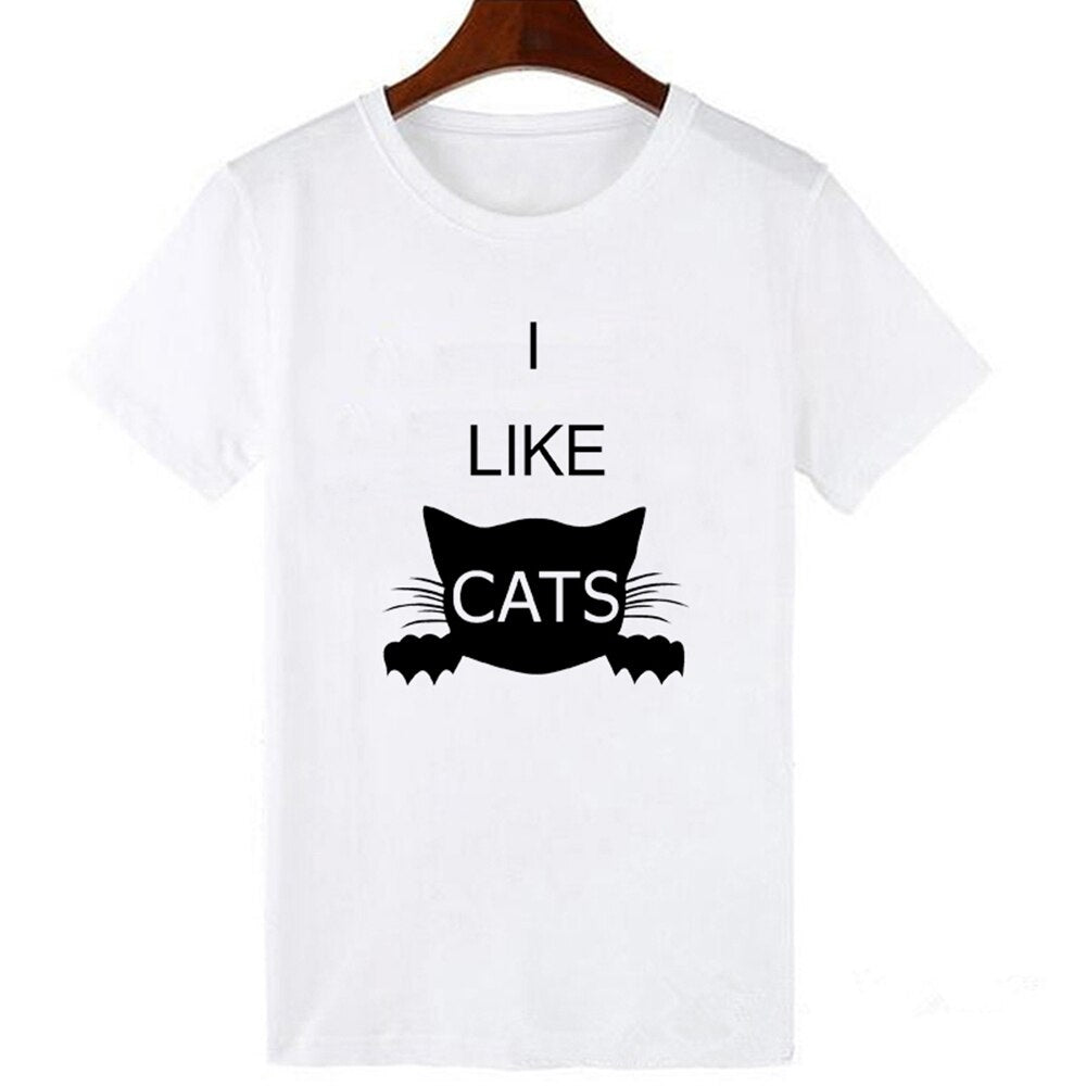 T-shirt I like Cats - Vraiment-chat