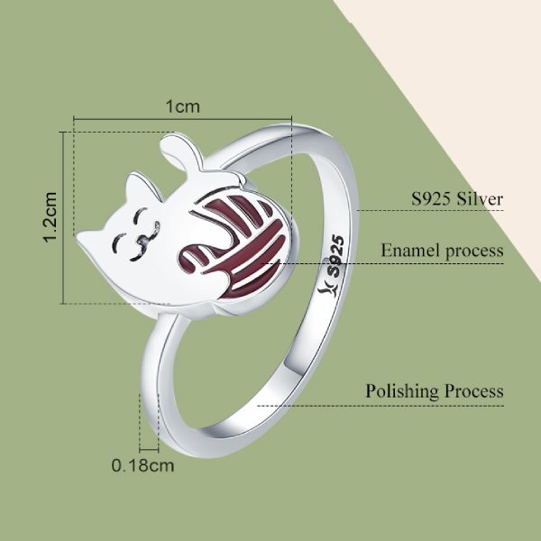 Bague de Chat (Argent) - Vraiment-chat