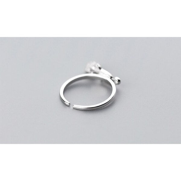 Bague Chat joueur (argent) - Vraiment-chat