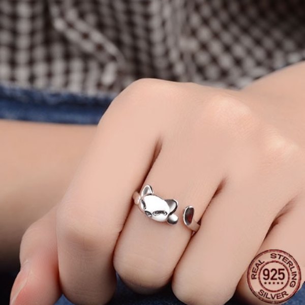 Bague Chaton (Argent) - Vraiment-chat