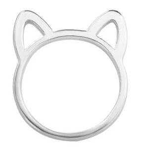 Bague Oreilles de Chat (Acier) - Vraiment-chat