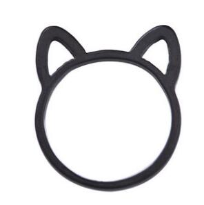 Bague Oreilles de Chat (Acier) - Vraiment-chat