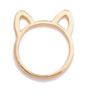 Bague Oreilles de Chat (Acier) - Vraiment-chat