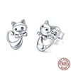 Boucles d'oreilles chat 3d - Vraiment-chat