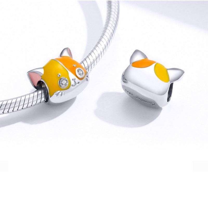 Charm Chat Jaune et Orange