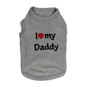 Pull pour chat I love Mommy Daddy - Vraiment-chat