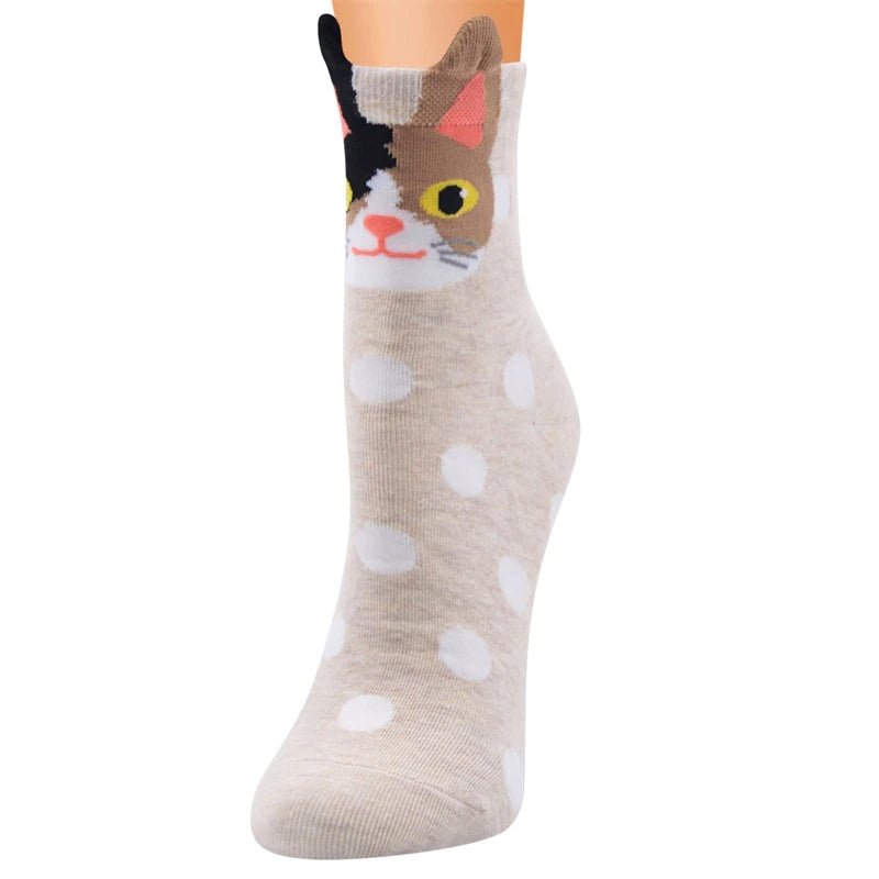 Chaussette Tête de Chat