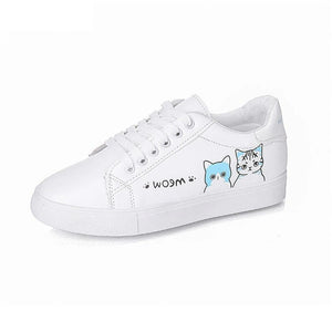 Chausse Femme à Motif Chat MEOW - Vraiment-chat