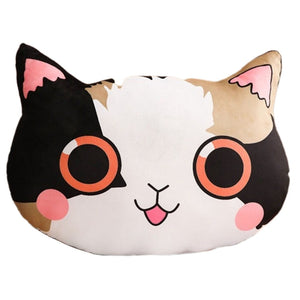 Coussin en Tête de Chat - Vraiment-chat