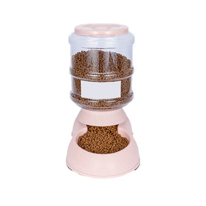 Distributeur de croquettes pour Chat Glouton Rose - Vraiment-chat