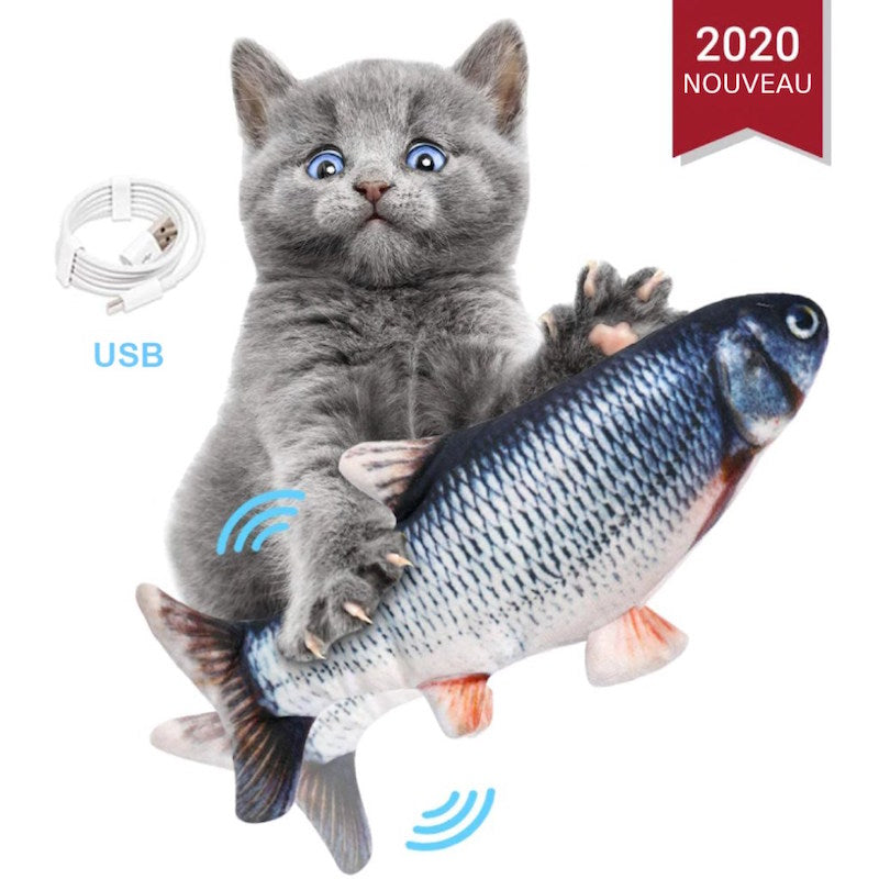 Poisson qui bouge pour chat 2020 - Vraiment-chat