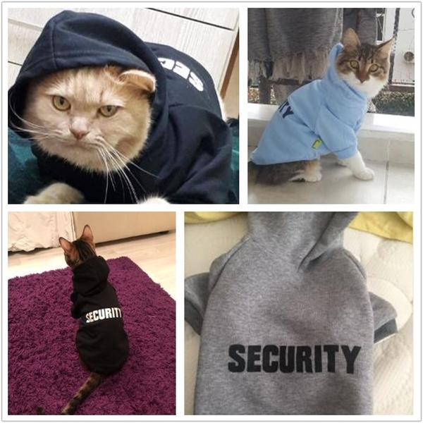 Hoodie Security pour chat - Vraiment-chat