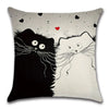 Housse de coussin avec Chat Touffu - Vraiment-chat