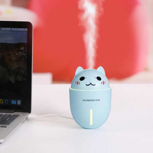 Humidificateur Chat à Ultrason 3 en 1 - Vraiment-chat