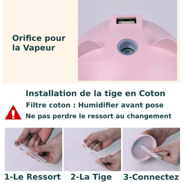 Humidificateur Chat à Ultrason 3 en 1 - Vraiment-chat