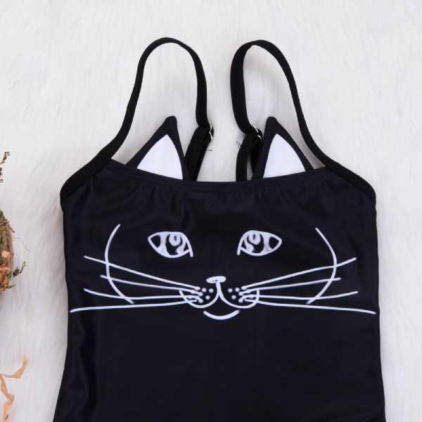 Maillot de Bain Chat pour Fille KiddyCat - Vraiment-chat