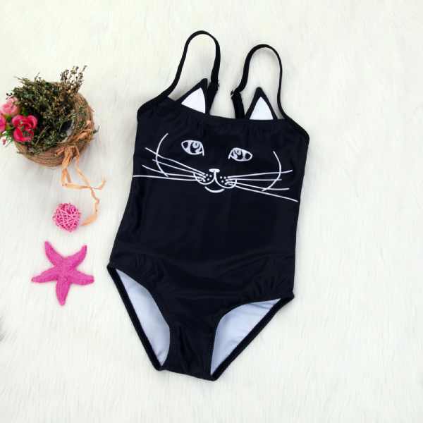 Maillot de Bain Chat pour Fille KiddyCat - Vraiment-chat