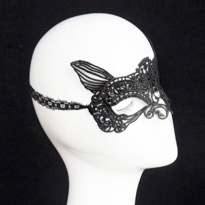 Masque chat dentelle | vraiment-chat