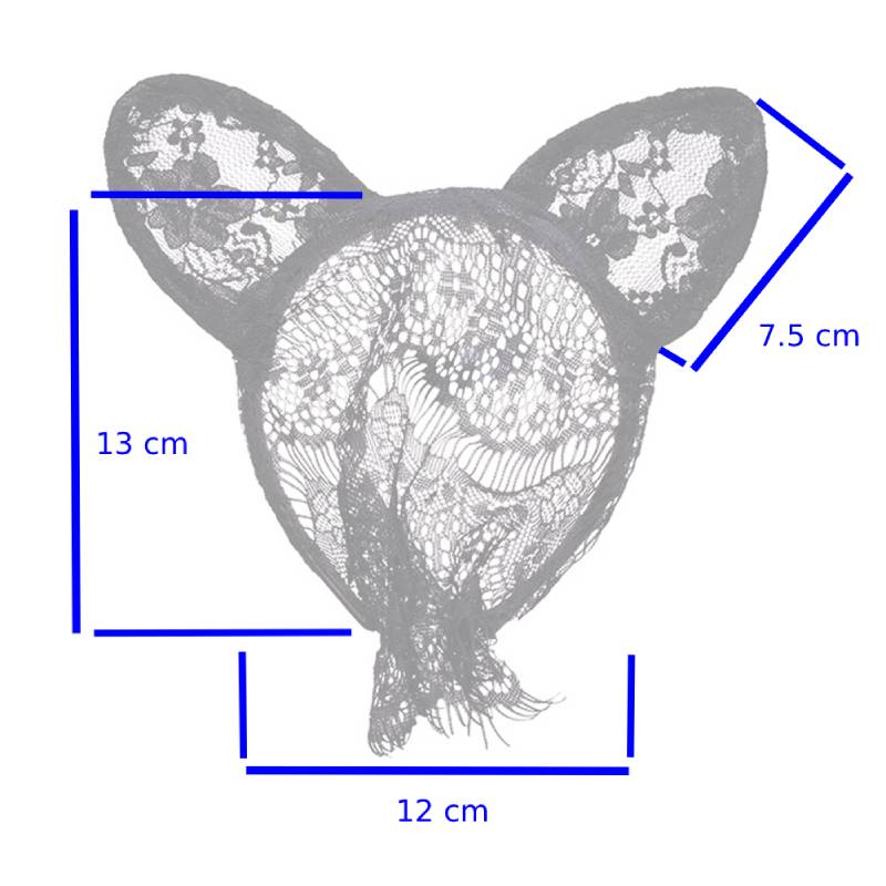 Masque en Dentelle Chat - Vraiment-chat