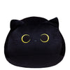 Peluche chat noir ronde