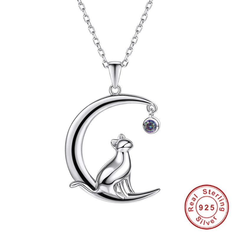 Pendentif Chat Argent - Vraiment-chat