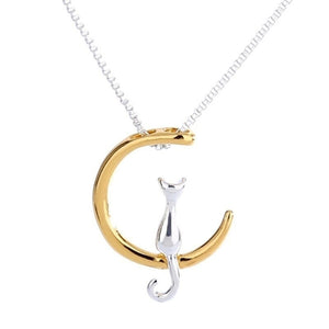 Pendentif Chat sur la Lune - Vraiment-chat