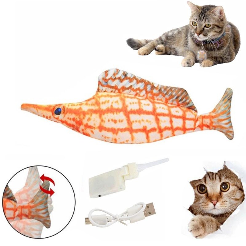 Jouet Pour Chat<br/>Poisson de Mer Electronique - Vraiment-chat