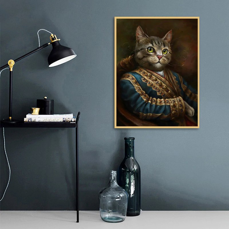 Poster de Chat Rigolo Aristocrate - Vraiment-chat