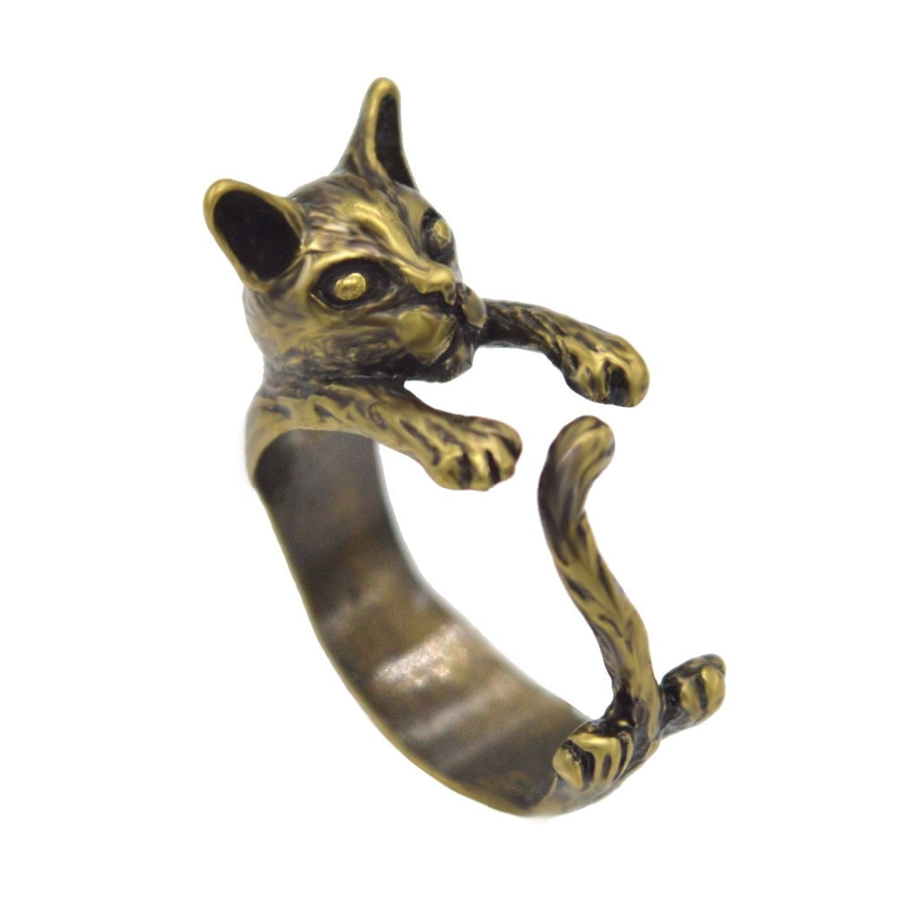 Bague Chat Vintage - Vraiment-chat