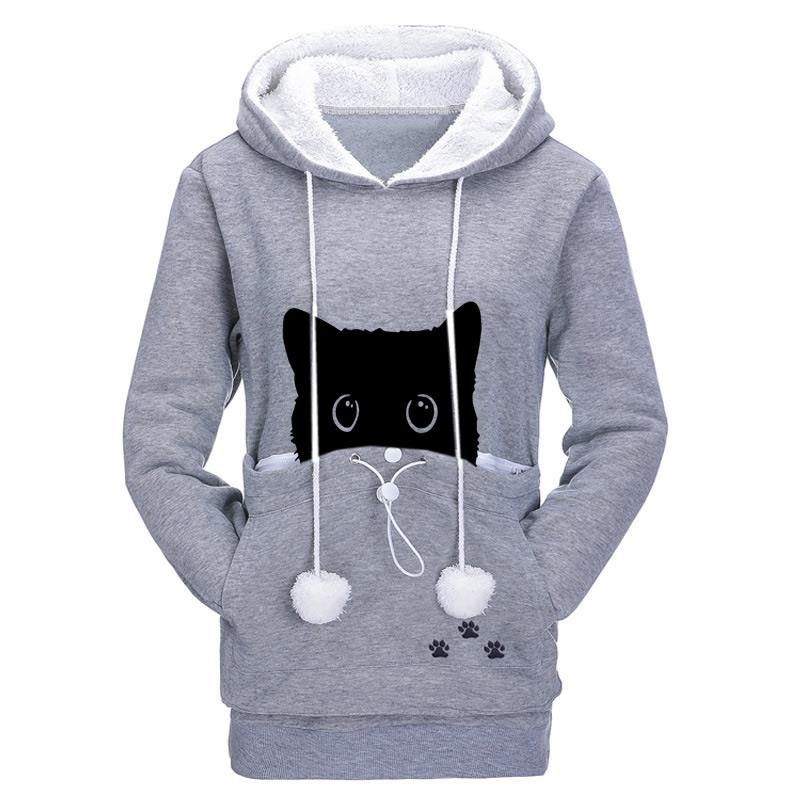 Sweat à poche ventrale pour Chat - Vraiment-chat