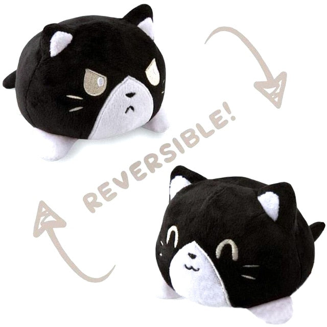 Peluche Réversible Chat Noir - Vraiment-chat