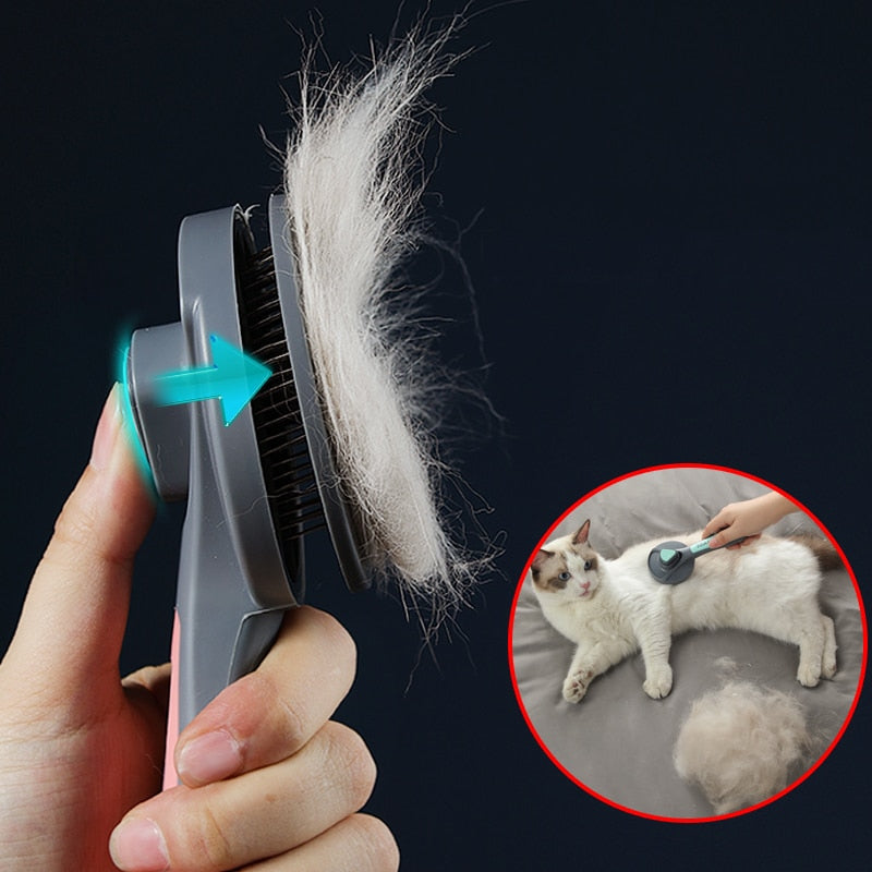 Brosse Carde pour chat à poil long