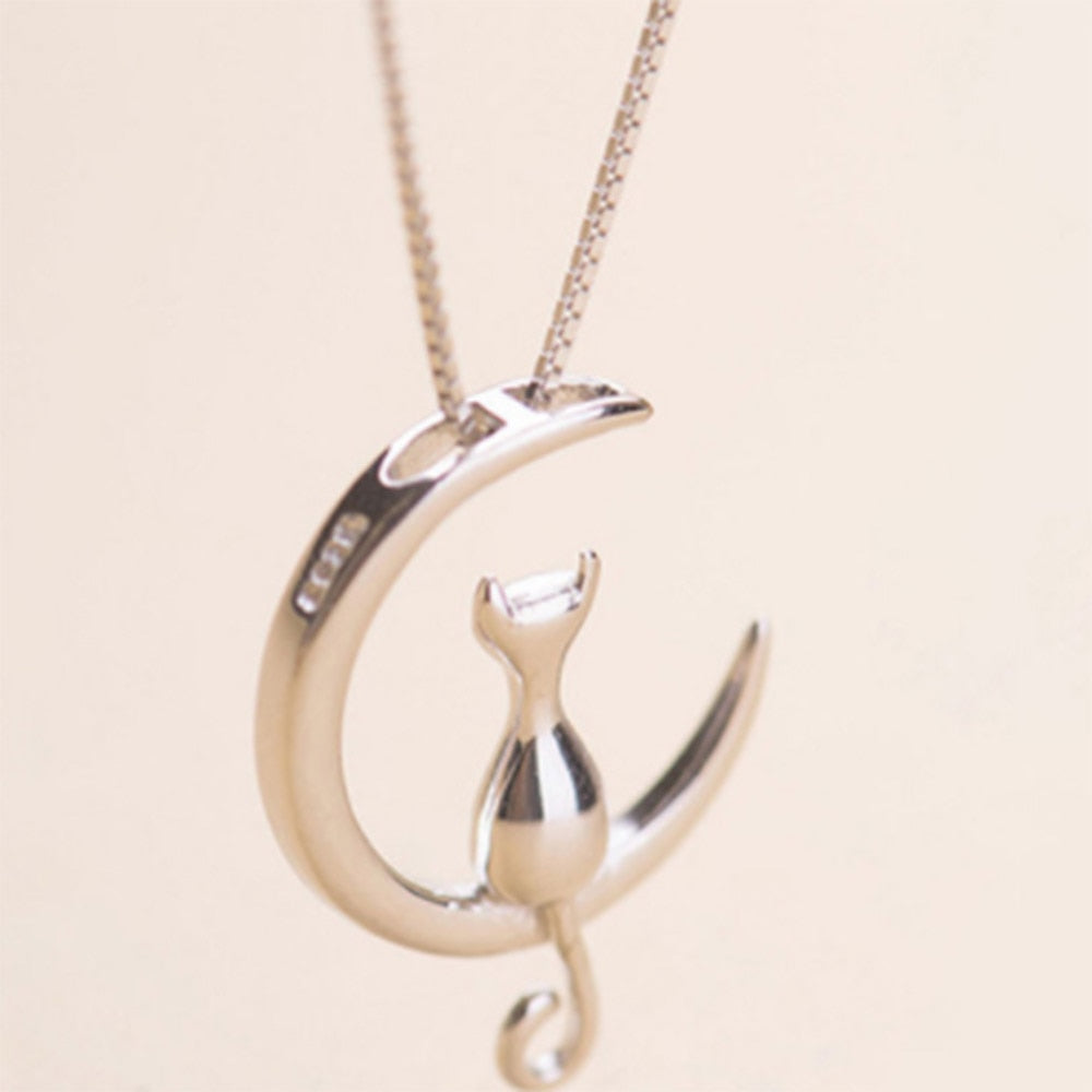 Pendentif Chat sur la Lune - Vraiment-chat