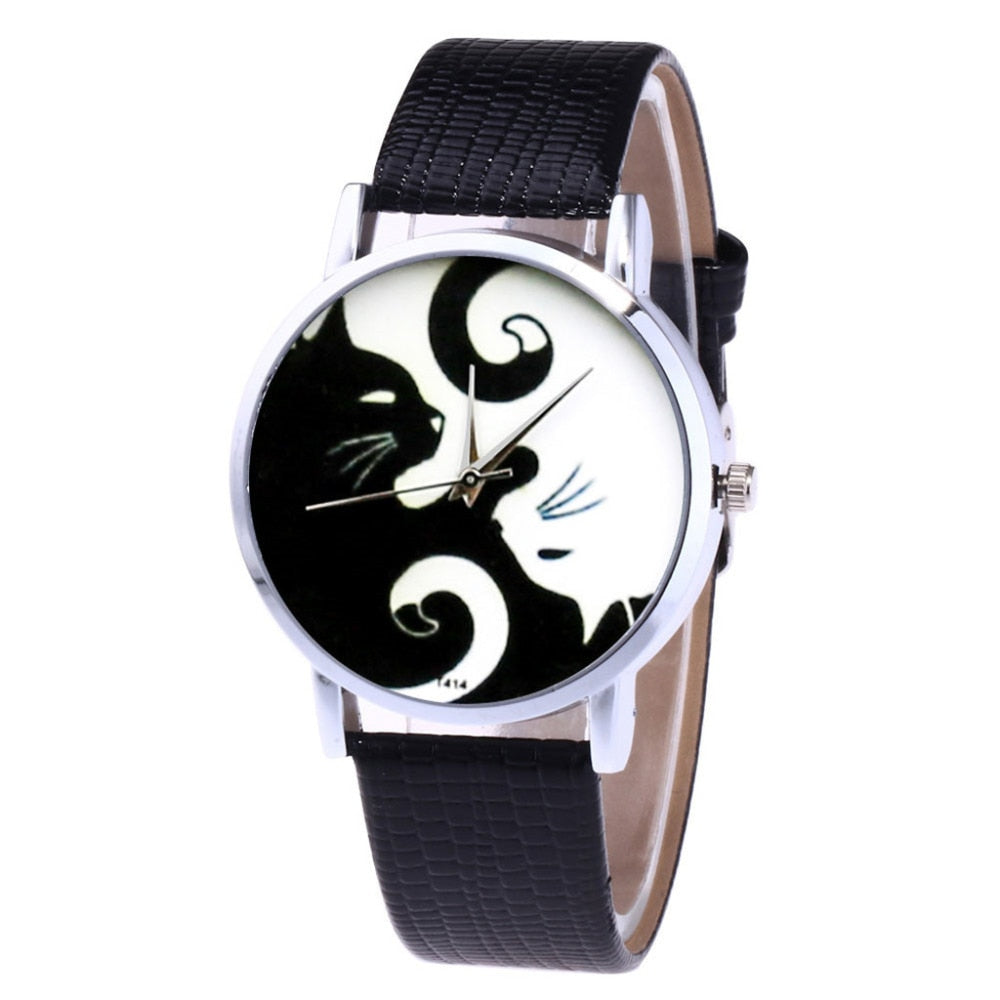 Montre Chat Femme Yin Yang - Vraiment-chat