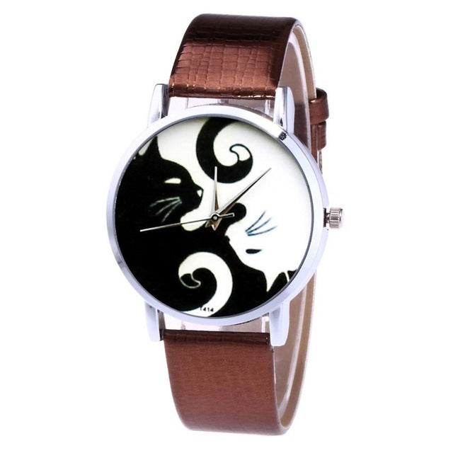 Montre Chat Femme Yin Yang - Vraiment-chat