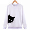 Pull Motif Chat Jette-Un-Oeil - Vraiment-chat