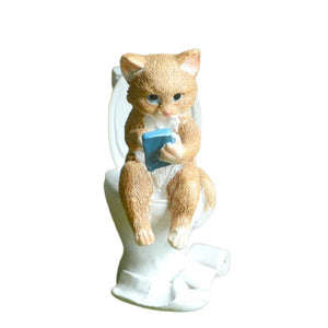 Statuette de Chat Design Humoristique