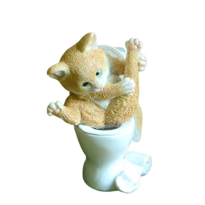 Statuette de Chat Design Humoristique