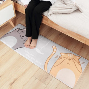 Tapis de sol Chat Happy Day - Vraiment-chat