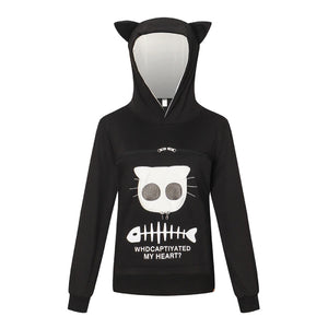 sweat avec poche pour chat - Vraiment-chat